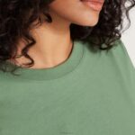 Allbirds Allgood-Baumwoll-T-Shirt für Damen DZ826219 neblige Ladung – Bild 3