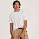 Allbirds Allgood-Baumwoll-T-Shirt für Herren DZ826121 Schneesturm