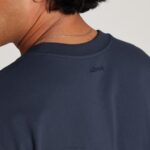 Allbirds Allgood-Baumwoll-T-Shirt für Herren DZ826123 dunstiges Indigo – Bild 4