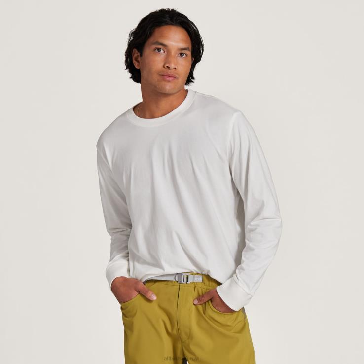 Allbirds Allgood-Langarm-T-Shirt für Herren aus Baumwolle DZ826137 Schneesturm – Bild 1
