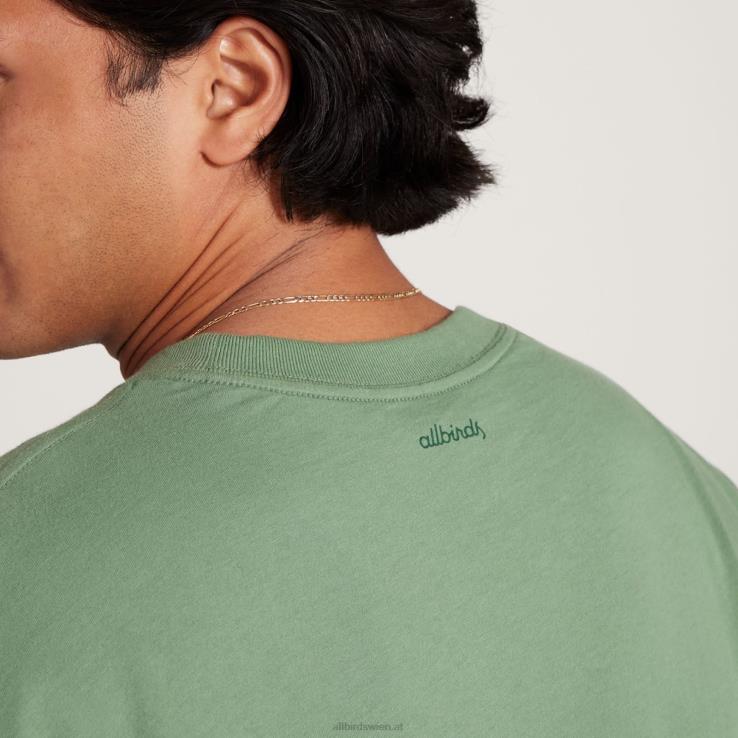 Allbirds Allgood-Langarm-T-Shirt für Herren aus Baumwolle DZ826138 neblige Ladung – Bild 4