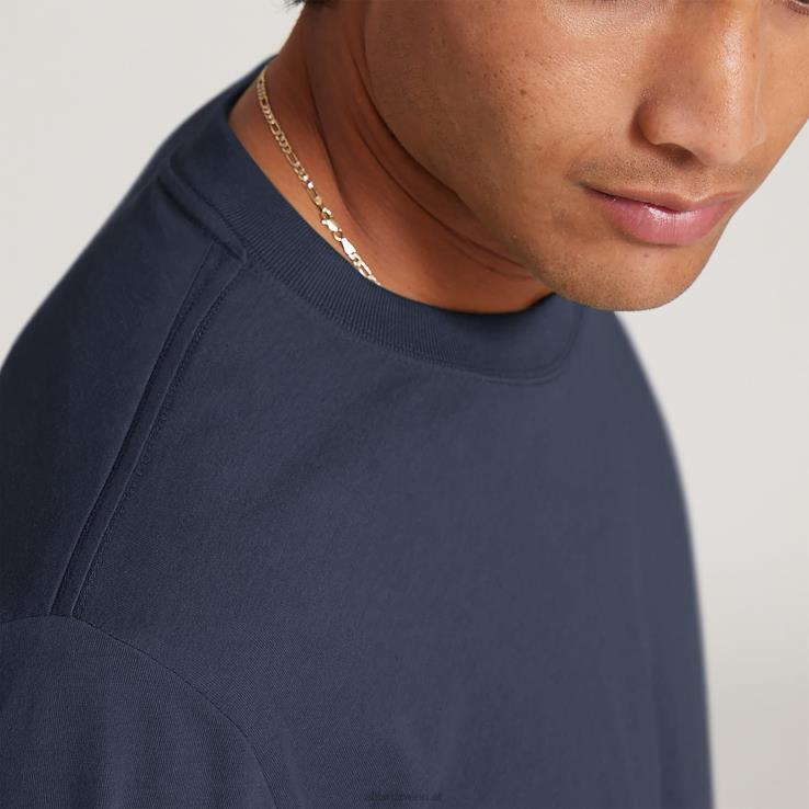 Allbirds Allgood-Langarm-T-Shirt für Herren aus Baumwolle DZ826139 dunstiges Indigo – Bild 2
