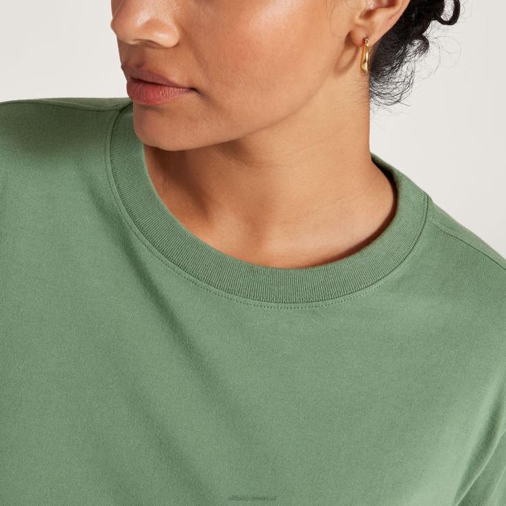 Allbirds Damen-Langarm-T-Shirt aus Allgood-Baumwolle DZ826223 neblige Ladung – Bild 3