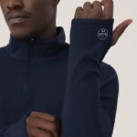 Allbirds Herren-Performance-Viertelreißverschluss DZ826153 echte Marine – Bild 5