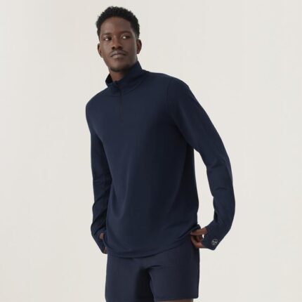 Allbirds Herren-Performance-Viertelreißverschluss DZ826153 echte Marine