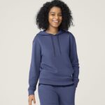 Allbirds R&R-Kapuzenpullover für Damen DZ826224 dunstiges Indigo – Bild 5