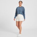 Allbirds R&R Sweat-Shorts für Damen DZ826230 natürliches Weiß