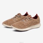 Allbirds Smallbirds Wollläufer – große Kinder DZ826265 dunstige beige Flusen (beige Hush-Sohle) – Bild 8