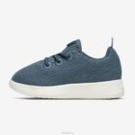 Allbirds Smallbirds Wollläufer – kleine Kinder DZ826241 ruhiges Blaugrün (natürliche weiße Sohle) – Bild 3