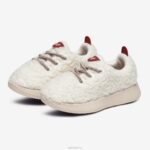 Allbirds Smallbirds Wollläufer – kleine Kinder DZ826242 naturweißer Flaum (beige Hush-Sohle) – Bild 8