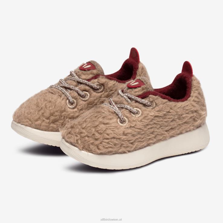 Allbirds Smallbirds Wollläufer – kleine Kinder DZ826243 dunstige beige Flusen (beige Hush-Sohle) – Bild 8