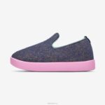 Allbirds Smallbirds Wollliegen – kleine Kinder DZ826247 wowza blue (schwimmende rosa Sohle) – Bild 3