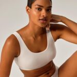 Allbirds Trino-Bralette für Damen DZ826207 Kaikoura weiß – Bild 2