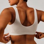 Allbirds Trino-Bralette für Damen DZ826207 Kaikoura weiß – Bild 5