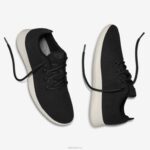 Allbirds Wollläufer für Herren DZ82630 echtes Schwarz (cremefarbene Sohle) – Bild 7